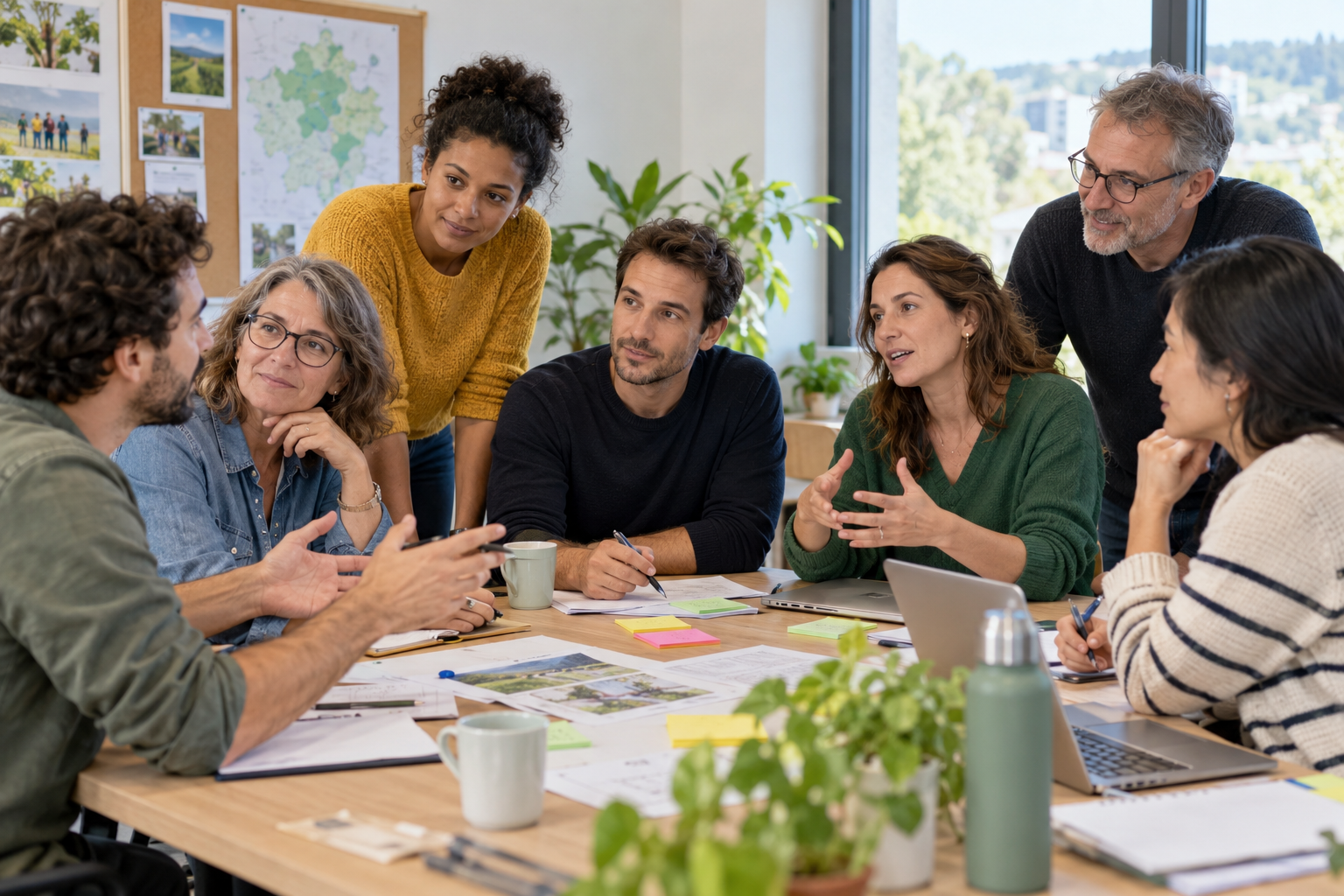 Professionnels, administrateurs et partenaires réunis autour d’un projet