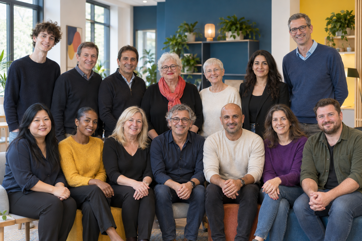 Équipe ECOVAL composée de huit professionnels et six administrateurs bénévoles